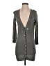 Express Design Studio 100% Rayon Gray Cardigan Size S - photo 1