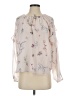 St. Tropez West 100% Polyester Ivory Long Sleeve Blouse Size S - photo 1