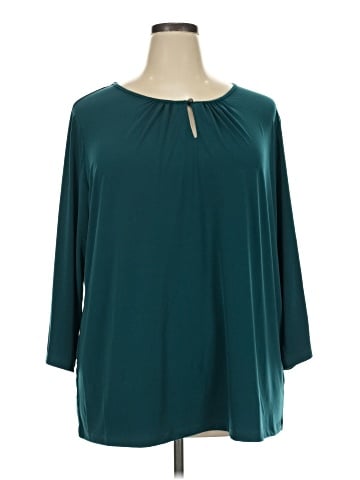 Susan Graver 3/4 Sleeve Blouse (view 1)