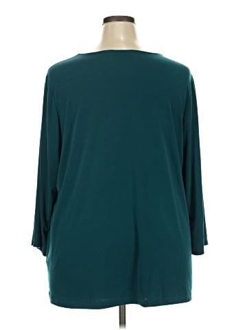 Susan Graver 3/4 Sleeve Blouse (view 2)