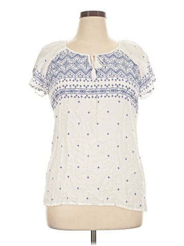 SONOMA life + style Short Sleeve Blouse (view 1)