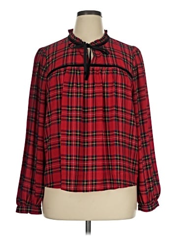 J.Crew Factory Store Long Sleeve Blouse (view 1)