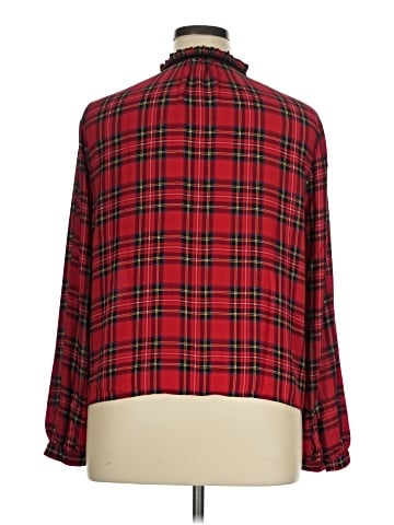 J.Crew Factory Store Long Sleeve Blouse (view 2)
