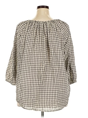 Chaps 3/4 Sleeve Blouse (view 2)