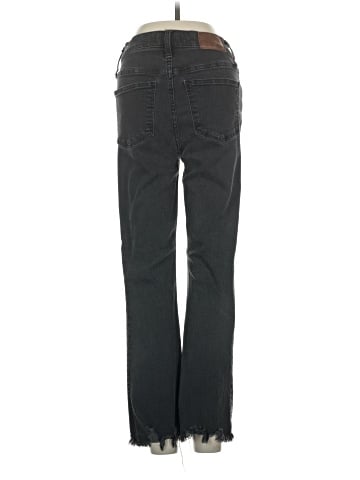 Madewell Cali Demi-Boot Jeans in Berkeley Black: Chewed-Hem Edition (view 2)