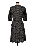 Max Studio Polka Dots Black Casual Dress Size M - photo 2