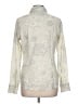J.Crew 100% Cotton Paisley Ivory Long Sleeve Blouse Size 10 - photo 2