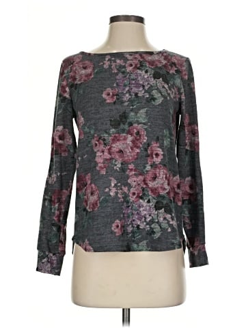 Pink Clover Long Sleeve Blouse (view 1)
