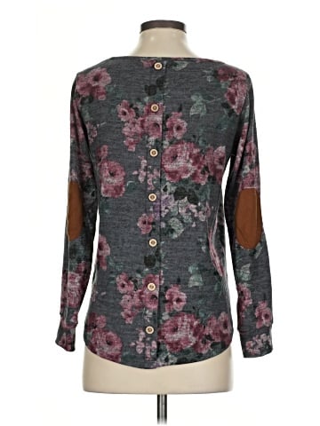 Pink Clover Long Sleeve Blouse (view 2)