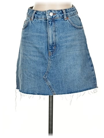 Topshop Denim Skirt (view 1)