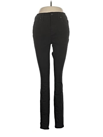 Madewell 9" Mid-Rise Skinny Jeans in ISKO Stay Black&trade; (view 1)