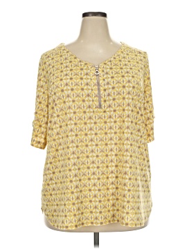 Susan Graver 3/4 Sleeve Blouse