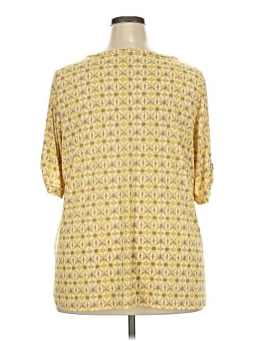 Susan Graver 3/4 Sleeve Blouse (view 2)