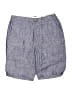 Crewcuts 100% Linen Chevron-herringbone Blue Shorts Size 10 - photo 1