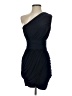 Soprano Solid Blue Cocktail Dress Size S - photo 1