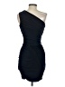 Soprano Solid Blue Cocktail Dress Size S - photo 2