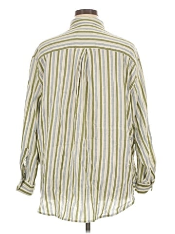 Aerie 3/4 Sleeve Button-Down Shirt (view 2)