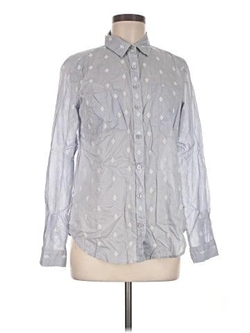 Ann Taylor LOFT Long Sleeve Button-Down Shirt (view 1)