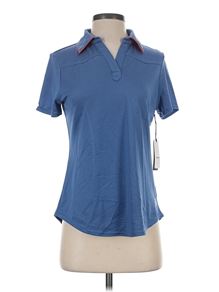 Pre-owned Jofit Short Sleeve Polo Shirt In Blue