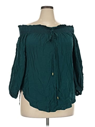 Holding Horses 3/4 Sleeve Blouse (view 1)