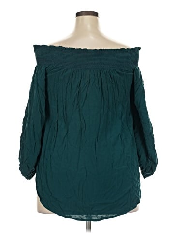 Holding Horses 3/4 Sleeve Blouse (view 2)