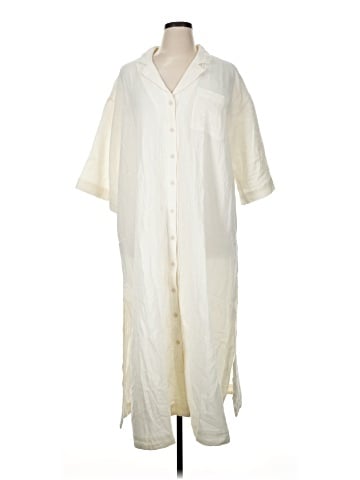 Madewell Plus Lightestspun Cover-Up Maxi Shirtdress (view 1)