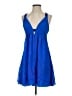 Cache 100% Silk Blue Cocktail Dress Size 4 - photo 1