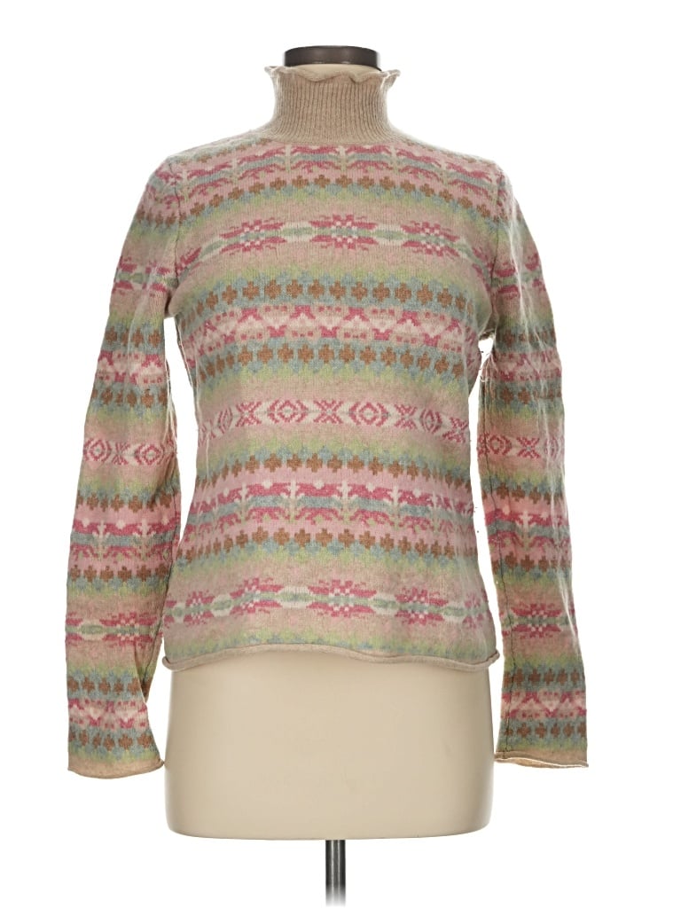 Pre-owned Sundance Wool Pullover Sweater In Pink