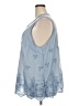 ONLY HEARTS 100% Polyester Blue Sleeveless Blouse Size 3X (estimated) - photo 5