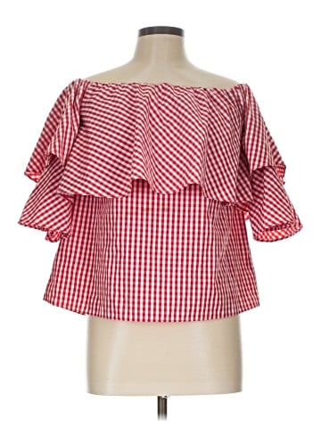 WAYF Short Sleeve Blouse (view 1)