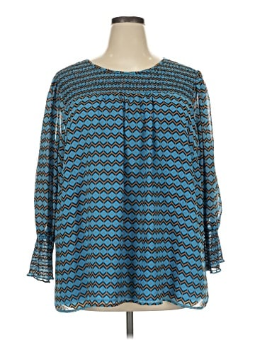 Calvin Klein 3/4 Sleeve Blouse (view 1)