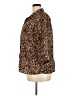 Notations Animal Print Brown 3/4 Sleeve Button-Down Shirt Size 2X - photo 5