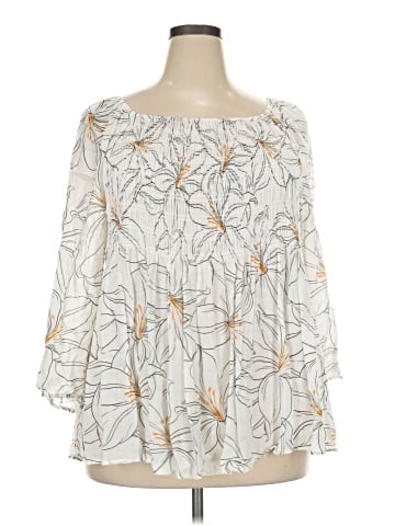 DR2 3/4 Sleeve Blouse (view 1)