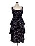 Emerald Sundae 100% Polyester Floral Black Casual Dress Size XL - photo 1