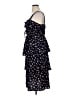 Emerald Sundae 100% Polyester Floral Black Casual Dress Size XL - photo 5