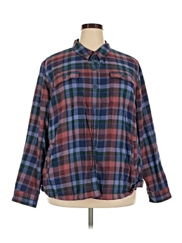 L.L.Bean Long Sleeve Button-Down Shirt (view 1)