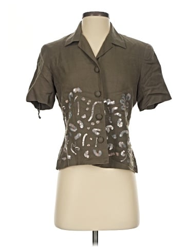 Positive Attitude Short Sleeve Blouse (view 1)