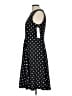 Calvin Klein Polka Dots Black Cocktail Dress Size 10 - photo 5