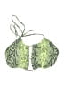 Unbranded Paisley Green Swimsuit Top Size 1XL - photo 1