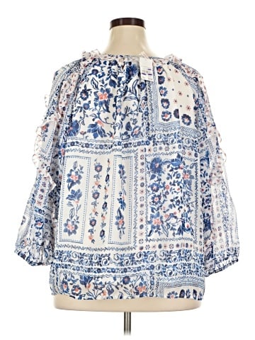 Cato 3/4 Sleeve Blouse (view 2)