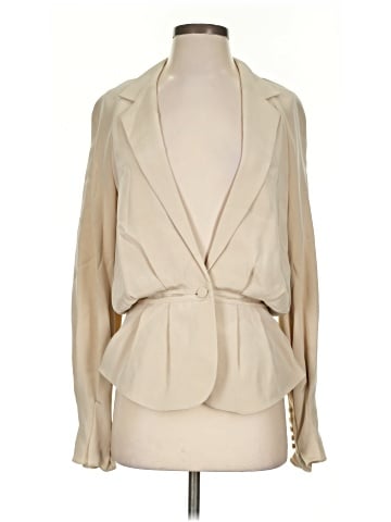Elizabeth and James Silk Blazer (view 1)