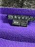 Theory Purple Pullover Sweater Size M - photo 7