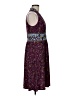 Wisp Paisley Purple Casual Dress Size 8 - photo 4