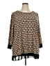 Anne Klein Brown 3/4 Sleeve Blouse Size 3X - photo 1