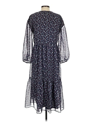 Madewell Tie-Waist Midi Dress in Harvest Vine (view 2)