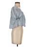 Zara Blue Short Sleeve Blouse Size XS - photo 4