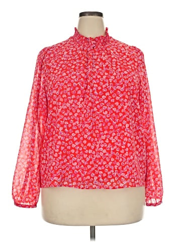 J.Crew Factory Store Long Sleeve Blouse (view 1)