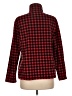 Lands' End 100% Polyester Plaid Red Cardigan Size M (petite) - photo 2