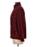 Lands' End 100% Polyester Plaid Red Cardigan Size M (petite) - photo 5