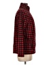 Lands' End 100% Polyester Plaid Red Cardigan Size M (petite) - photo 4